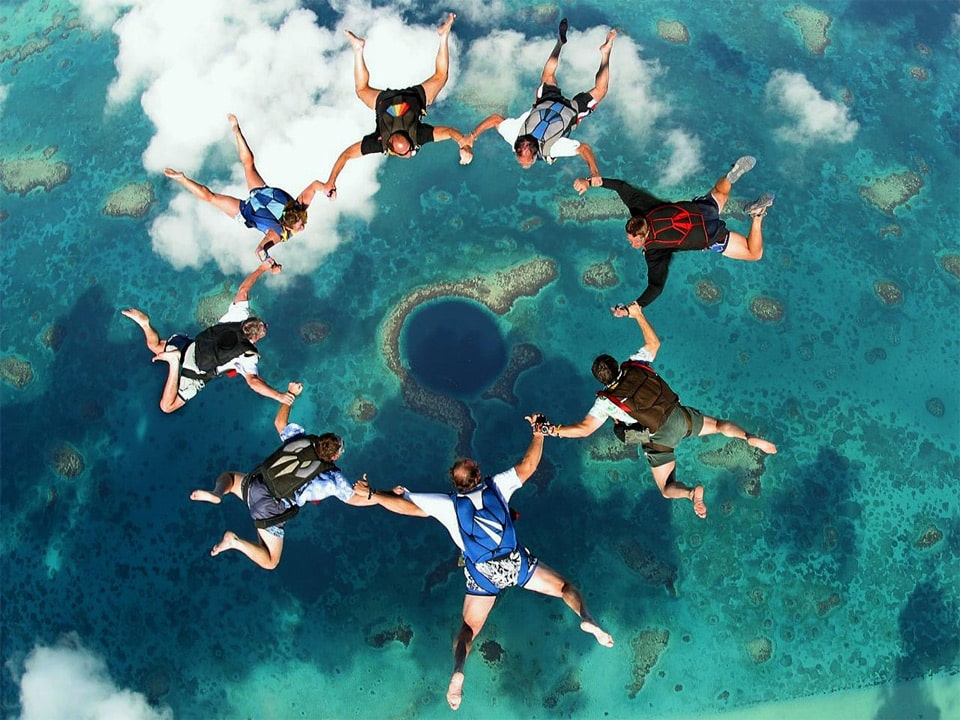 Belize skydiving